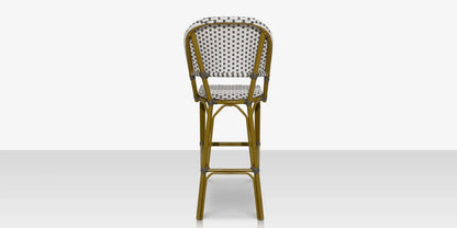 Paris Bar Side Chair - Gray & White by DecoScape (2203-172)