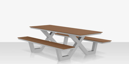 Napa 8' Picnic Table - ADA Does not include umbrella hole by DecoScape (2404-367-ADA)