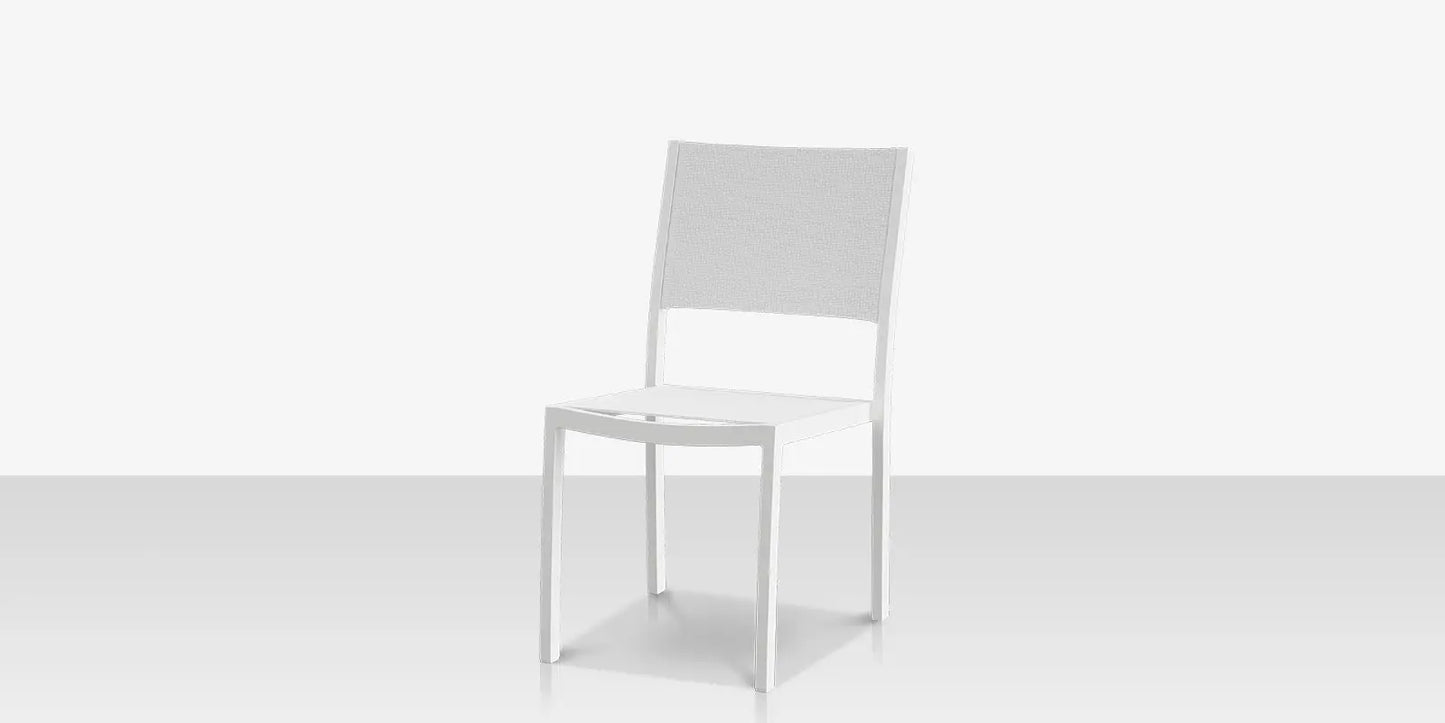 Fusion Dining Side Chair - Tex White - White Sling by DecoScape (3001-162-TXW-WHT)