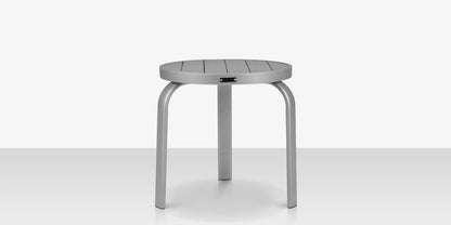 Atlantic Side Table (Round with Slatted Top) by DecoScape (3005-323)