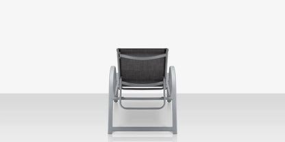 Lanai Chaise - Kessler Silver - Slate Sling by DecoScape (3011-104)