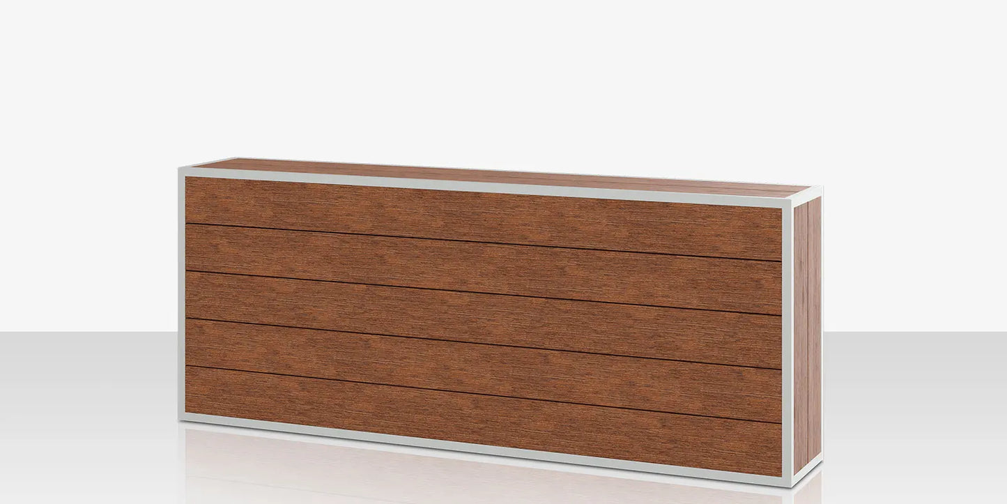 Mod Back Structure - Large - Slatted by DecoScape (3015-104-L-SLA)