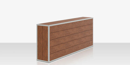 Mod Back Structure - Large - Slatted by DecoScape (3015-104-L-SLA)