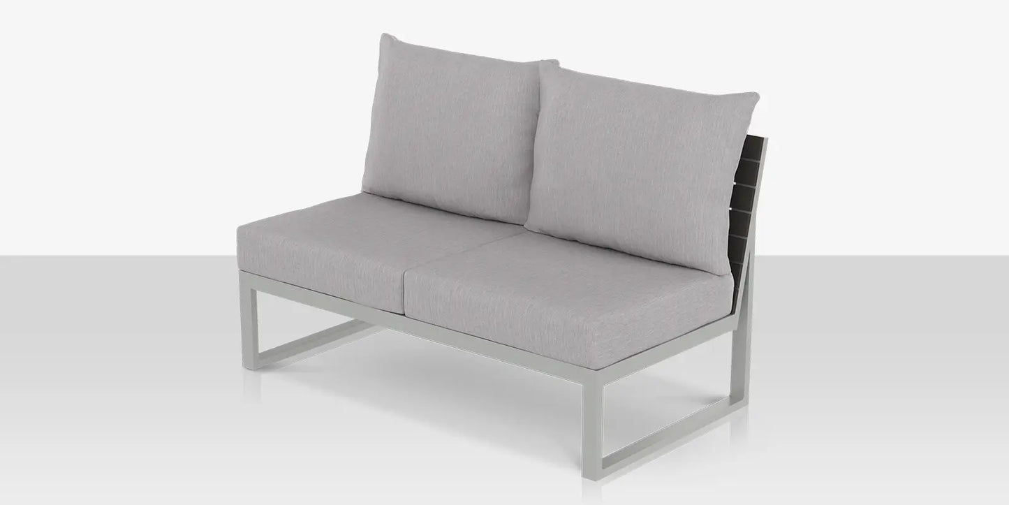 Modera Armless Loveseat by DecoScape (3203-132)