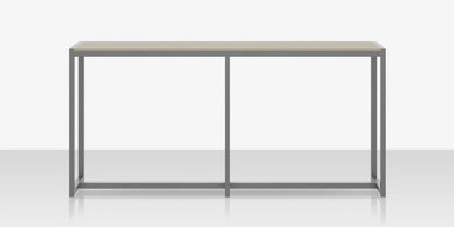 Modera Rectangular Drink Rail - Bar Height 2.5" wide slats by DecoScape (3203-934)