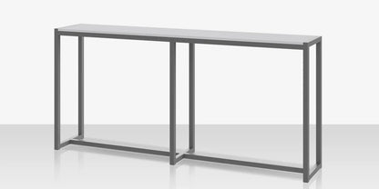 Modera Rectangular Drink Rail - Bar Height 2.5" wide slats by DecoScape (3203-934)