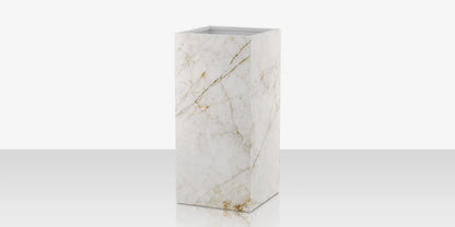 Porcelain Planter - 24" x 24" x 48" - Cuarzo Reno by DecoScape (6003-783-PCR)