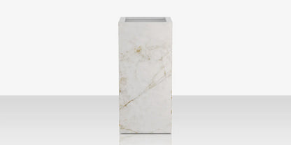 Porcelain Planter - 24" x 24" x 48" - Cuarzo Reno by DecoScape (6003-783-PCR)