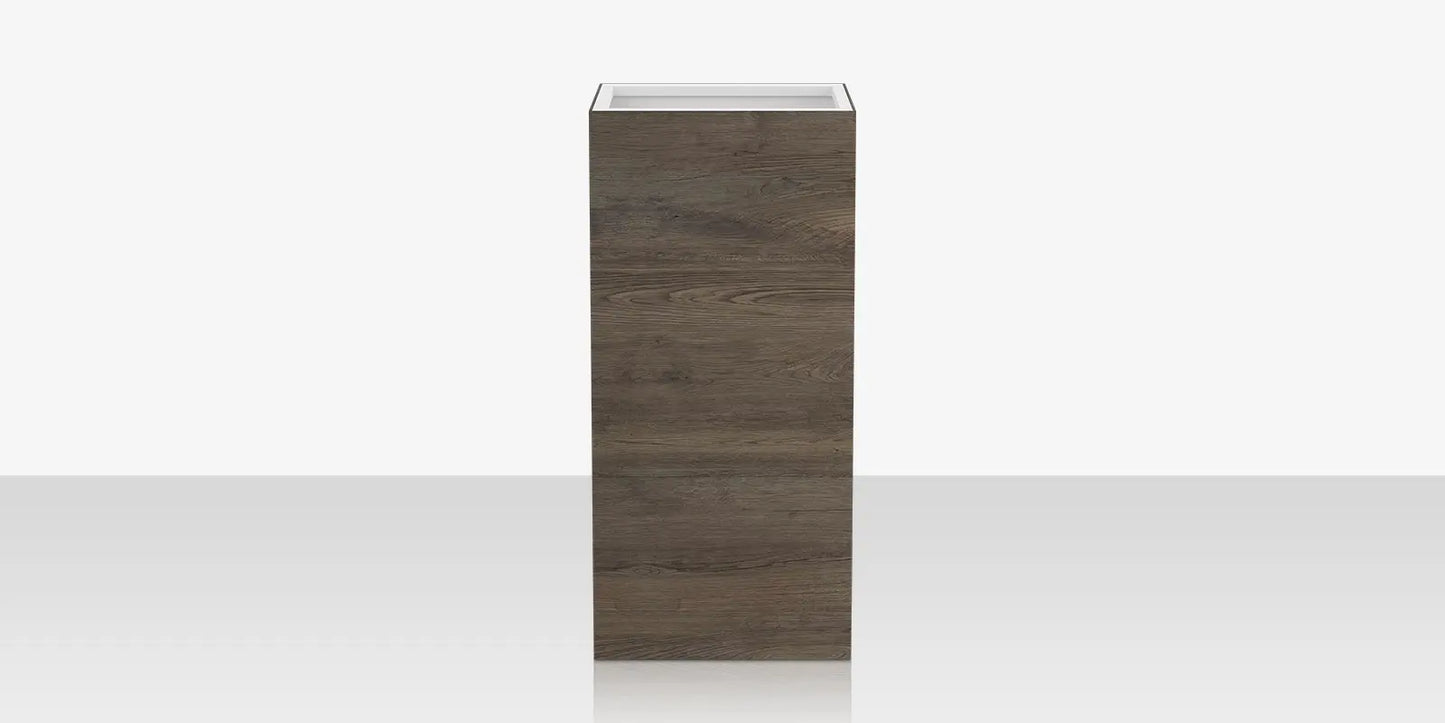 Porcelain Planter - 24" x 24" x 48" - Jungla Teca by DecoScape (6003-783-PJT)