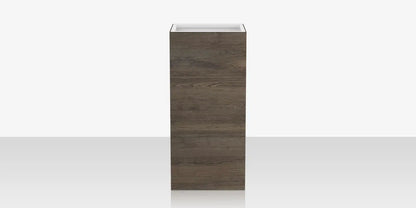 Porcelain Planter - 24" x 24" x 48" - Jungla Teca by DecoScape (6003-783-PJT)