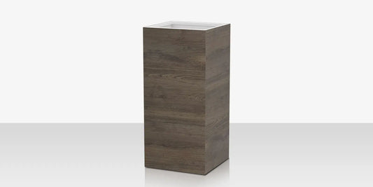 Porcelain Planter - 24" x 24" x 48" - Jungla Teca by DecoScape