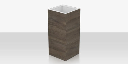 Porcelain Planter - 24" x 24" x 48" - Jungla Teca by DecoScape (6003-783-PJT)