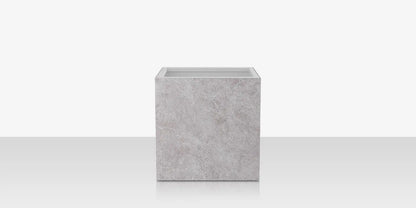 Porcelain Planter - 24" x 24" x 24" - Arles Gris by DecoScape (6003-784-PAG)