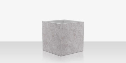 Porcelain Planter - 24" x 24" x 24" - Arles Gris by DecoScape (6003-784-PAG)