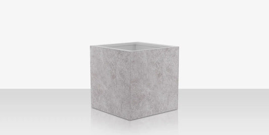 Porcelain Planter - 24" x 24" x 24" - Arles Gris by DecoScape