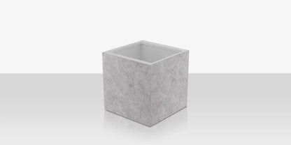 Porcelain Planter - 24" x 24" x 24" - Arles Gris by DecoScape (6003-784-PAG)