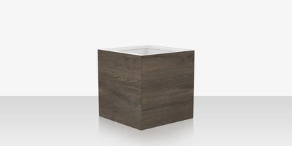 Porcelain Planter - 24" x 24" x 24" - Jungla Teca by DecoScape (6003-784-PJT)