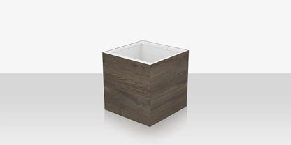Porcelain Planter - 24" x 24" x 24" - Jungla Teca by DecoScape (6003-784-PJT)