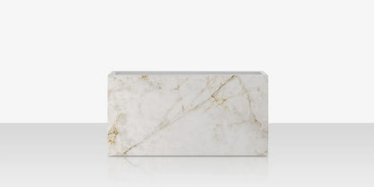 Porcelain Planter - 48" x 12" x 24" - Cuarzo Reno by DecoScape (6003-785-PCR)