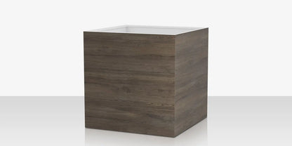 Porcelain Planter - 48" x 48" x 48" - Jungla Teca by DecoScape (6003-786-PJT)