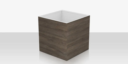 Porcelain Planter - 48" x 48" x 48" - Jungla Teca by DecoScape (6003-786-PJT)
