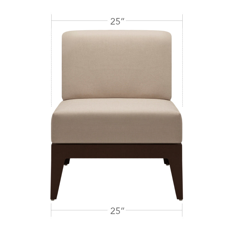 South Beach Armless Chair by DecoScape (3201-131)