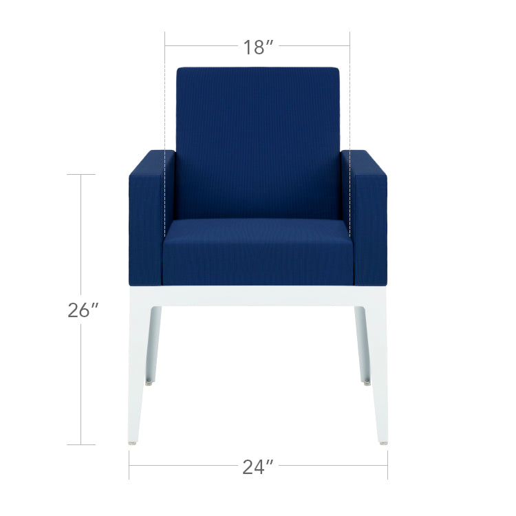 South Beach Dining Arm Chair by DecoScape (3201-163)