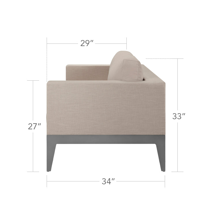 South Beach Loveseat by DecoScape (3201-102)
