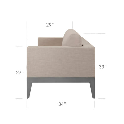 South Beach Loveseat by DecoScape (3201-102)