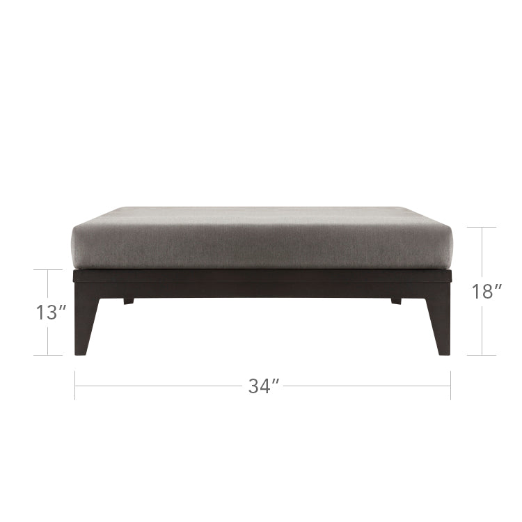 South Beach Ottoman by DecoScape (3201-140)