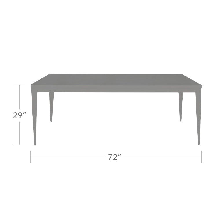 South Beach Rectangular Dining Table 72" by DecoScape (3201-314)