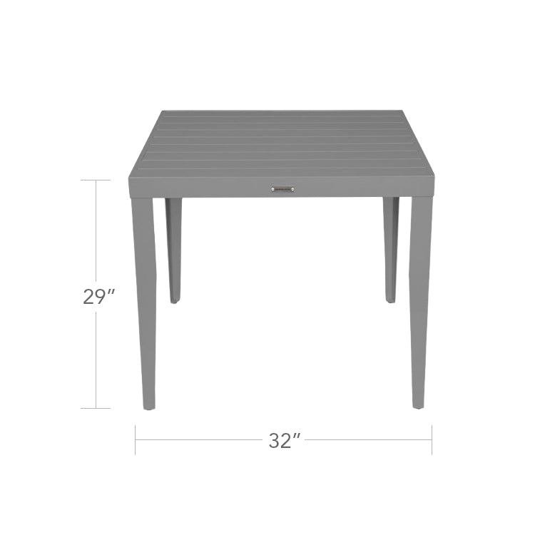 South Beach Square Dining Table 32" by DecoScape (3201-305)