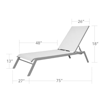 Tides Armless Chaise by DecoScape (3006-134)