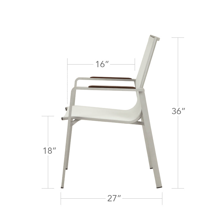 Tides Dining Arm Chair by DecoScape (3006-163)