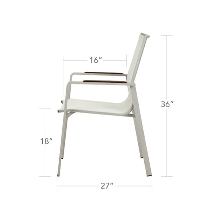 Tides Dining Arm Chair by DecoScape (3006-163)