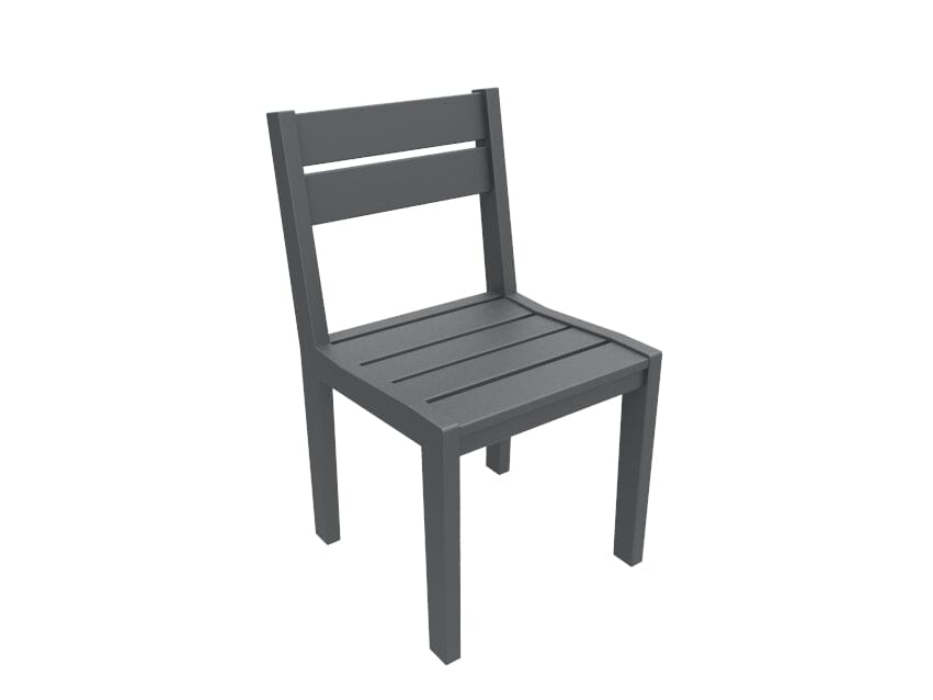 Coastline Café Dining Chair by Seaside Casual Outdoor Dining Chair Seaside Casual Furniture Charcoal No - Fitted Cushion 