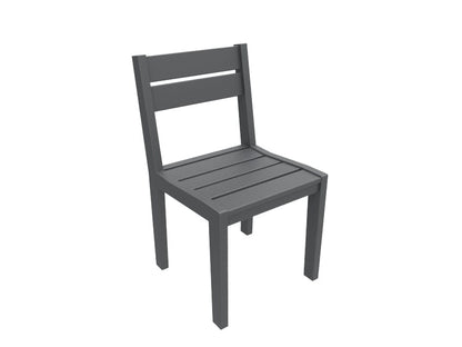 Coastline Café Dining Chair by Seaside Casual Outdoor Dining Chair Seaside Casual Furniture Charcoal No - Fitted Cushion 