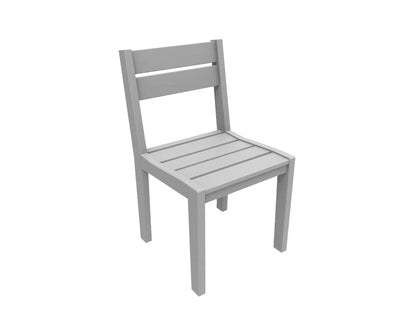 Coastline Café Dining Chair by Seaside Casual Outdoor Dining Chair Seaside Casual Furniture Gray No - Fitted Cushion 