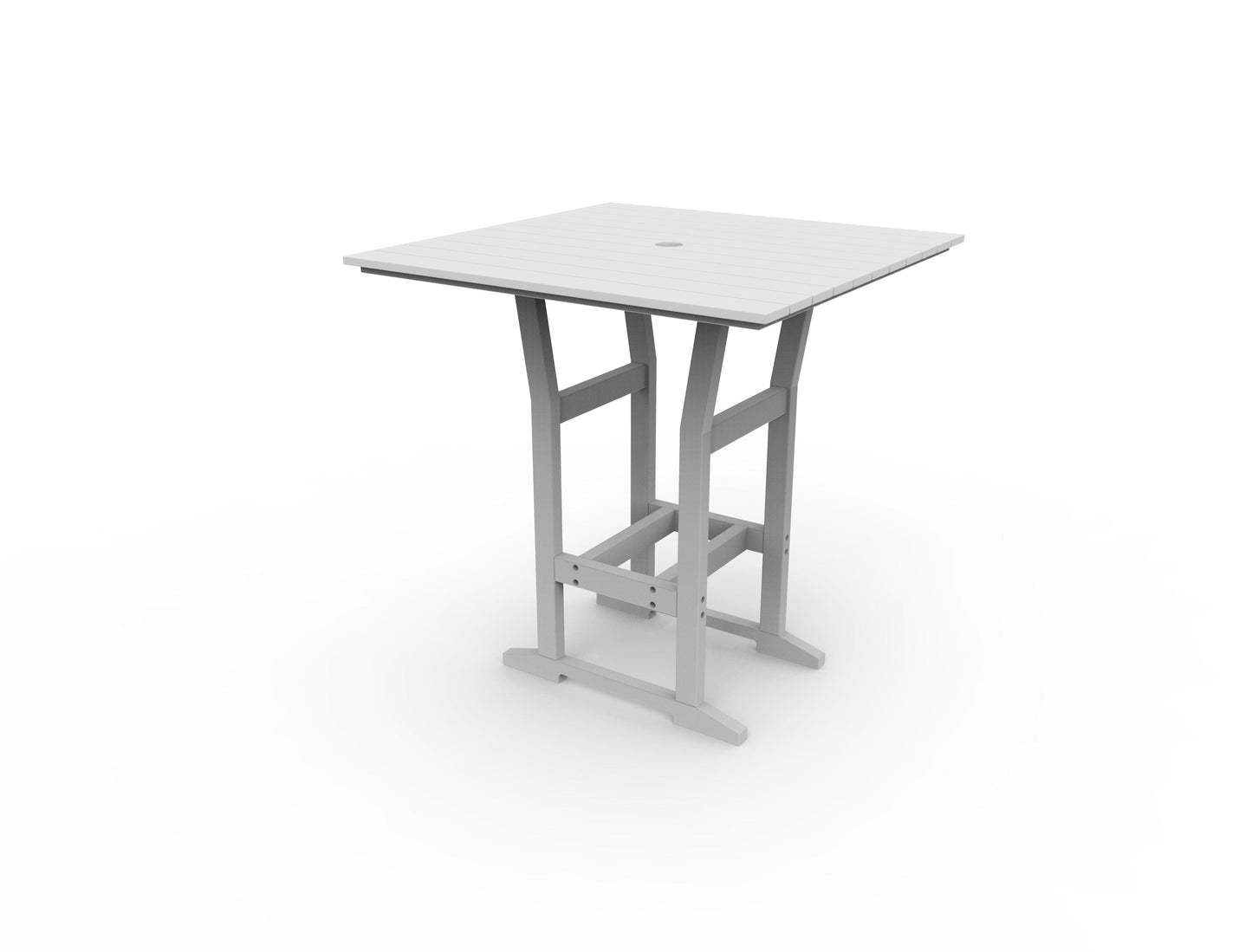 Coastline Café Square Bar Table by Seaside Casual Outdoor Bar Table Seaside Casual Furniture 