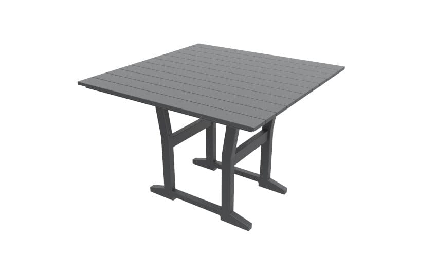 Coastline Café Square Dining Table by Seaside Casual Outdoor Dining Table Seaside Casual Furniture Charcoal 