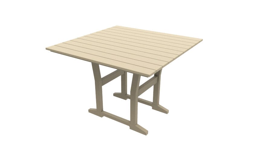 Coastline Café Square Dining Table by Seaside Casual Outdoor Dining Table Seaside Casual Furniture Natural 