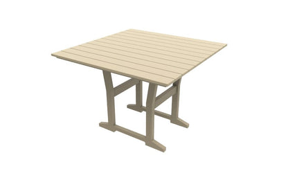 Coastline Café Square Dining Table by Seaside Casual Outdoor Dining Table Seaside Casual Furniture Natural 