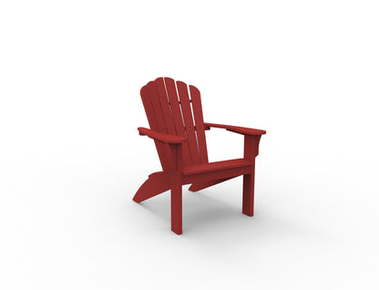 Coastline Harbor View Adirondack Chair by Seaside Casual Outdoor Adirondack Chair Seaside Casual Furniture Cherry No - Fitted Cushions 