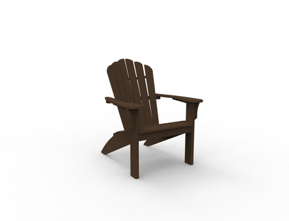 Coastline Harbor View Adirondack Chair by Seaside Casual Outdoor Adirondack Chair Seaside Casual Furniture Chestnut No - Fitted Cushions 