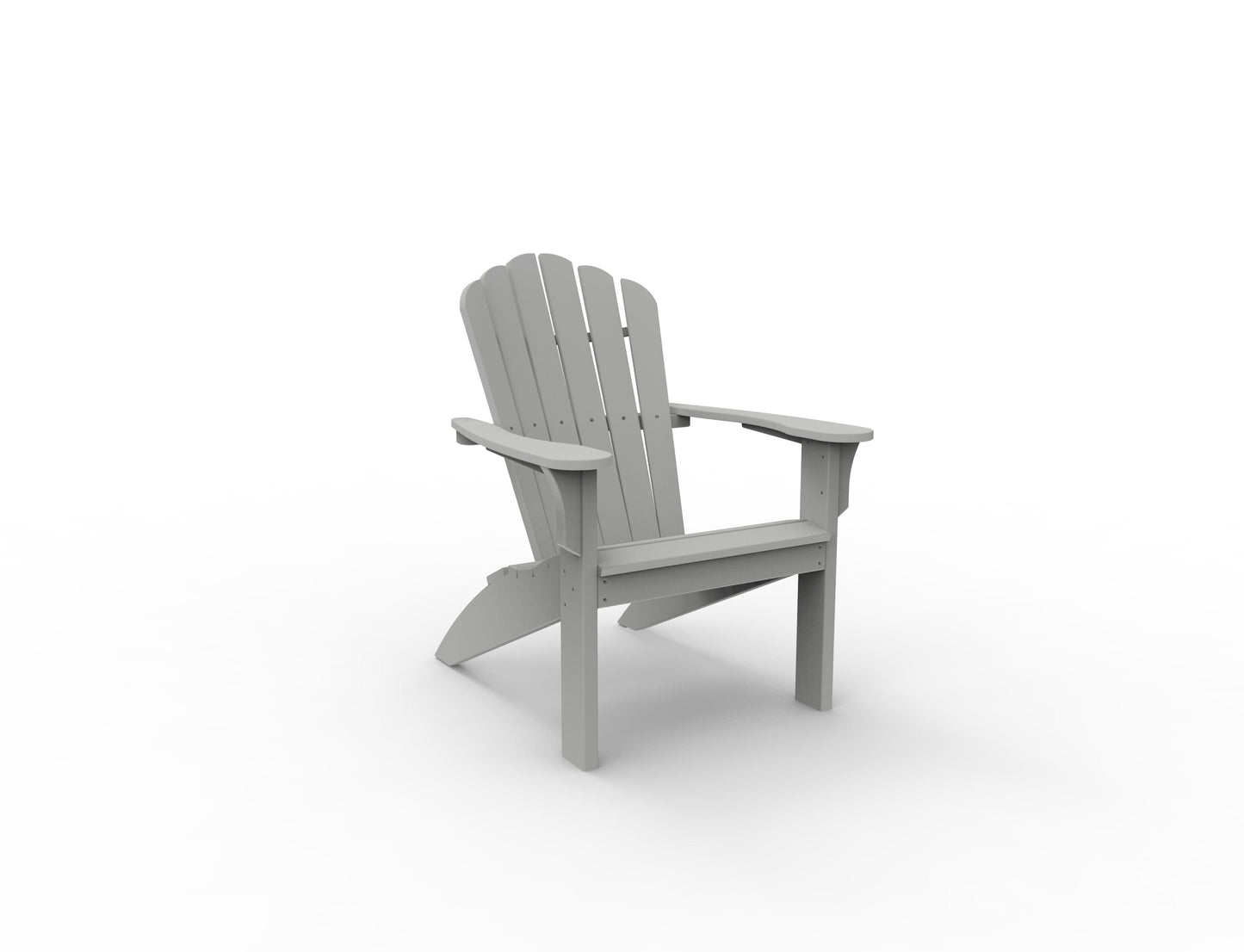 Coastline Harbor View Adirondack Chair by Seaside Casual Outdoor Adirondack Chair Seaside Casual Furniture Gray No - Fitted Cushions 