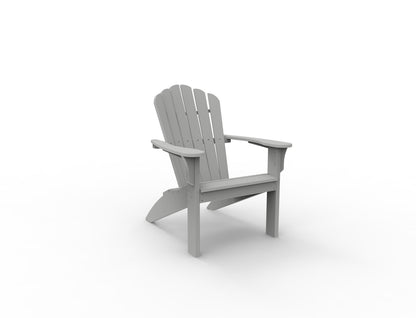 Coastline Harbor View Adirondack Chair by Seaside Casual Outdoor Adirondack Chair Seaside Casual Furniture Gray No - Fitted Cushions 