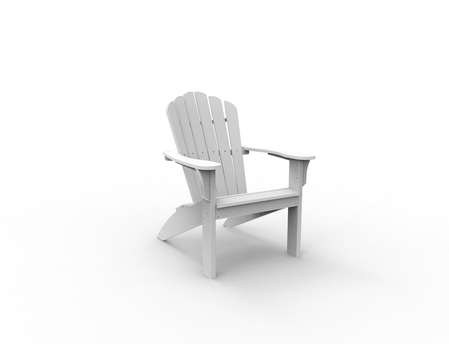 Coastline Harbor View Adirondack Chair by Seaside Casual Outdoor Adirondack Chair Seaside Casual Furniture Heathered-Walnut No - Fitted Cushions 
