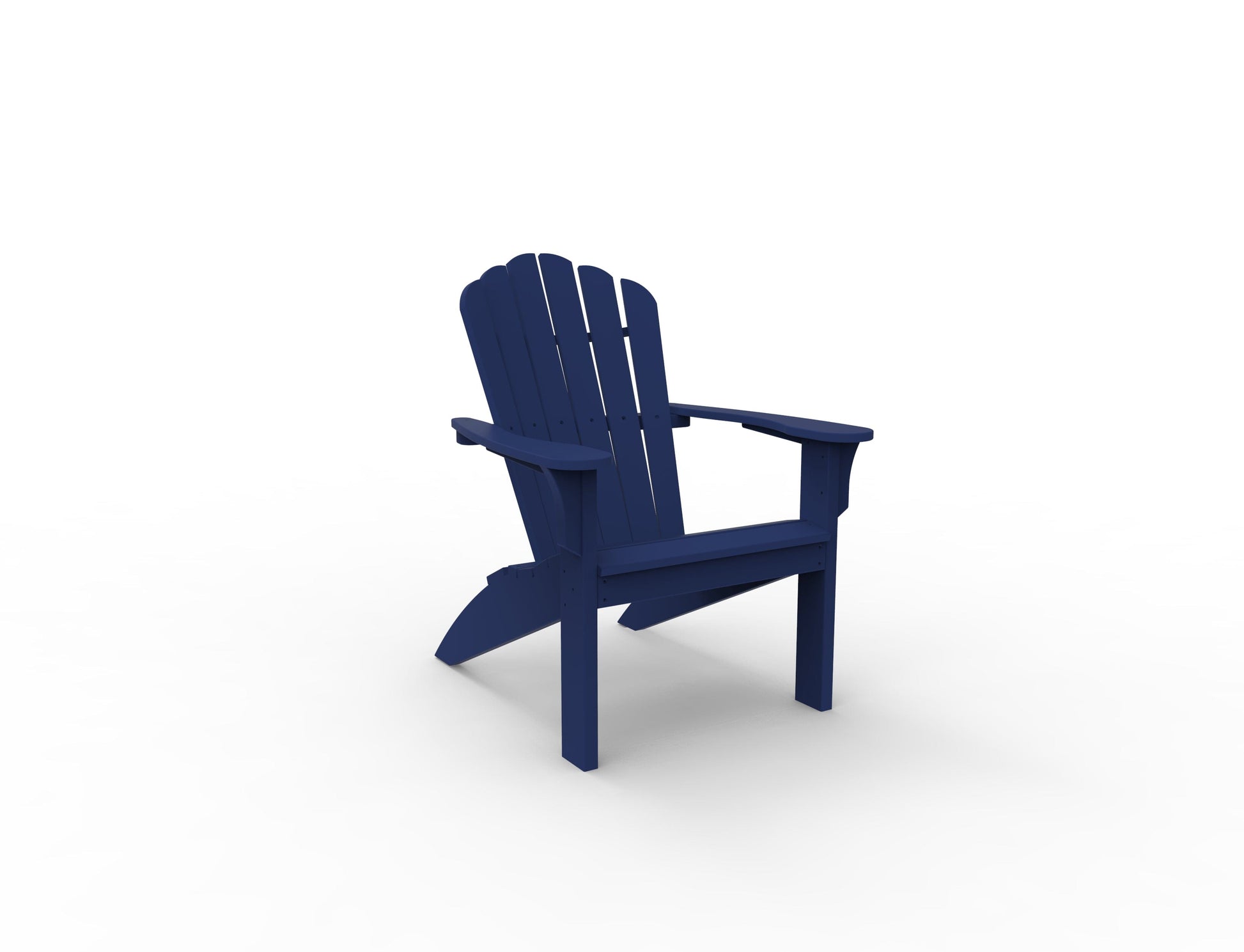 Coastline Harbor View Adirondack Chair by Seaside Casual Outdoor Adirondack Chair Seaside Casual Furniture Navy No - Fitted Cushions 