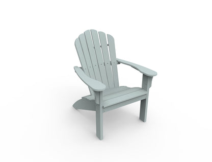 Coastline Harbor View Adirondack Chair by Seaside Casual Outdoor Adirondack Chair Seaside Casual Furniture Sage No - Fitted Cushions 
