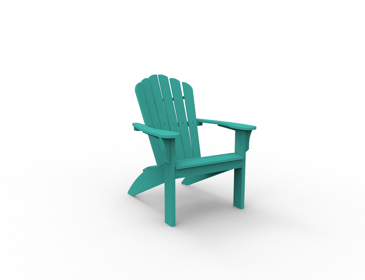 Coastline Harbor View Adirondack Chair by Seaside Casual Outdoor Adirondack Chair Seaside Casual Furniture Teal No - Fitted Cushions 